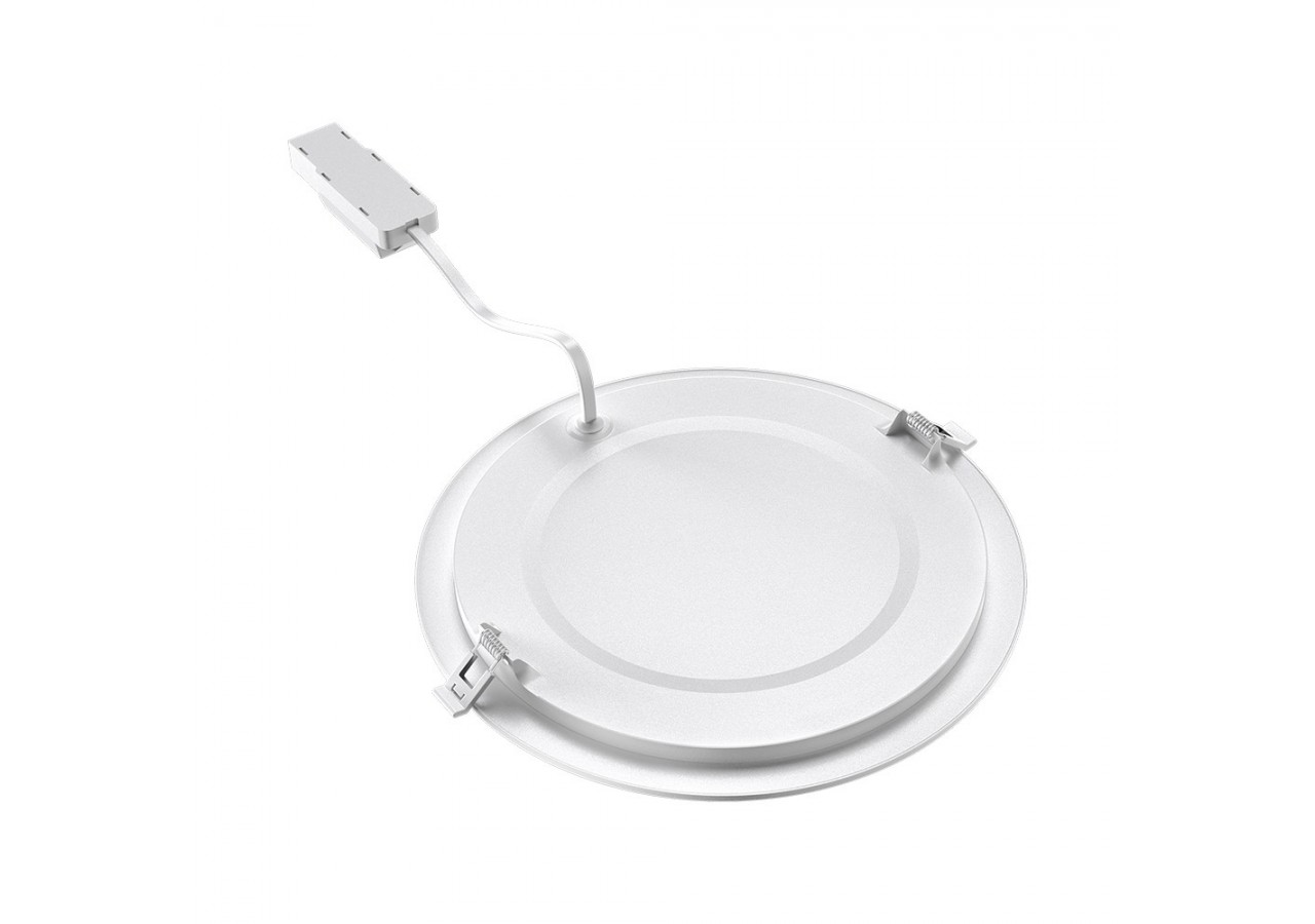 Panneau encastré LED diamètre 229mm Blanc, 1760 lm, Blanc Chaud - BP01-61800 - Braytron