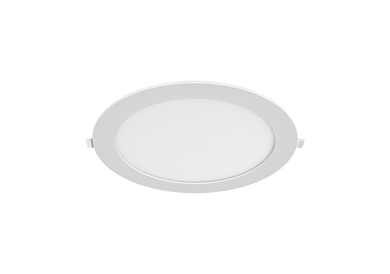 Panneau encastré LED diamètre 298mm Blanc, 2400 lm, Blanc neutre - BP01-62410 - Braytron