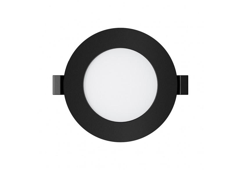 Panneau encastré LED diamètre 85mm Noir, 280 lm - BP01-90481 - Braytron