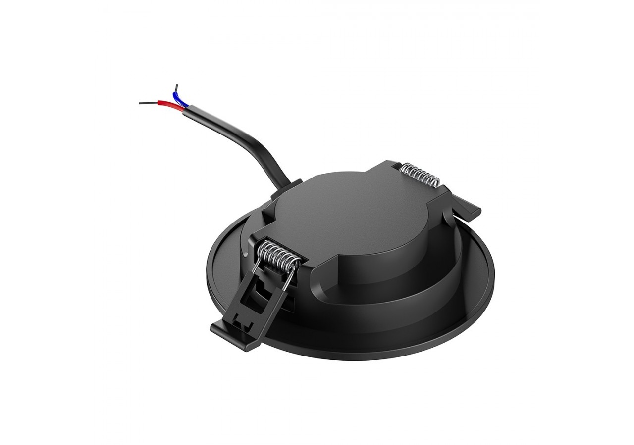 Panneau encastré LED diamètre 85mm Noir, 280 lm - BP01-90481 - Braytron