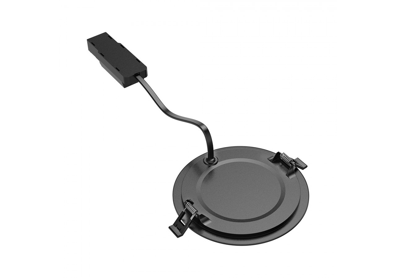 Panneau encastré LED diamètre 170mm Noir, 1120 lm, Variation de blancs - BP01-91281 - Braytron