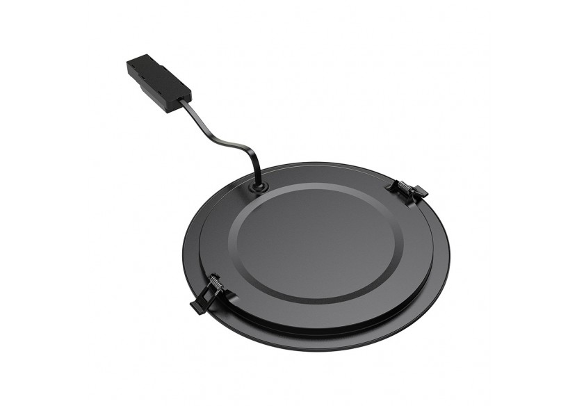 Panneau encastré LED diamètre 229mm Noir, 1800 lm, Blanc Chaud - BP01-91801 - Braytron