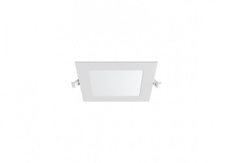 Panneau encastré LED 128x128mm Blanc, 470 lm, Blanc Chaud - BP02-60600 - Braytron