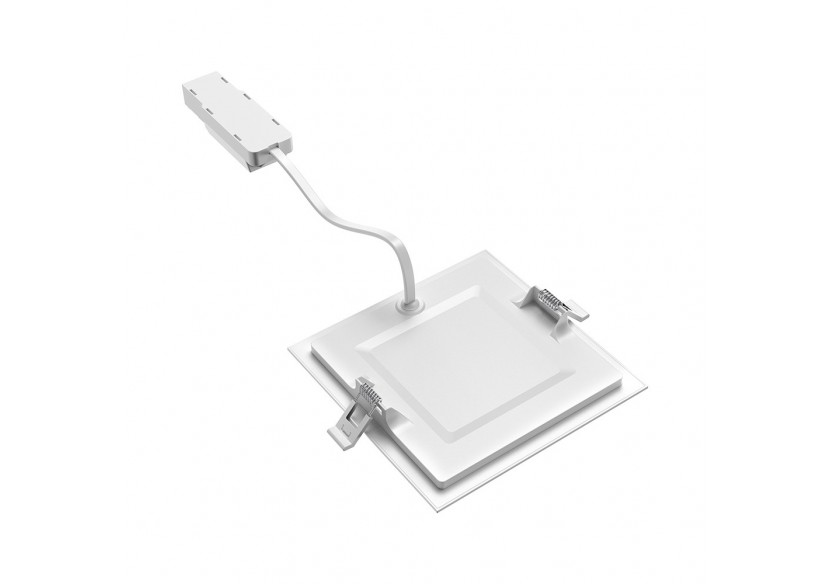 Panneau encastré LED 128x128mm Blanc, 470 lm, Blanc froid - BP02-60630 - Braytron