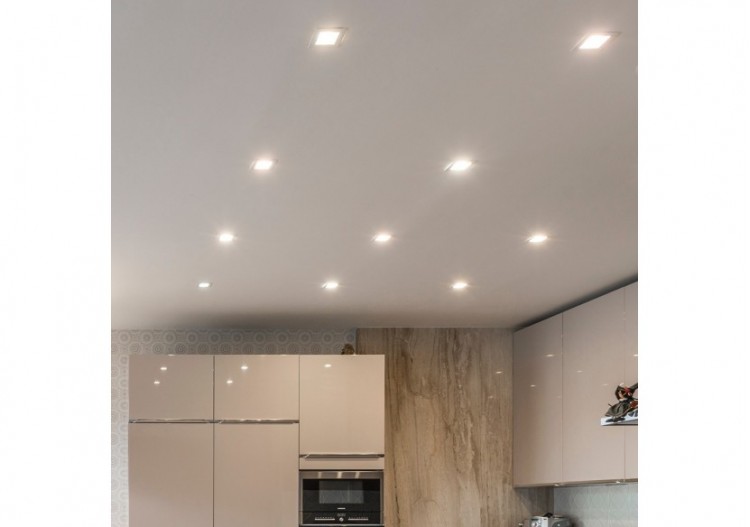 Panneau encastré LED 170x170mm Blanc, 1120 lm, Blanc neutre - BP02-61210 - Braytron 2