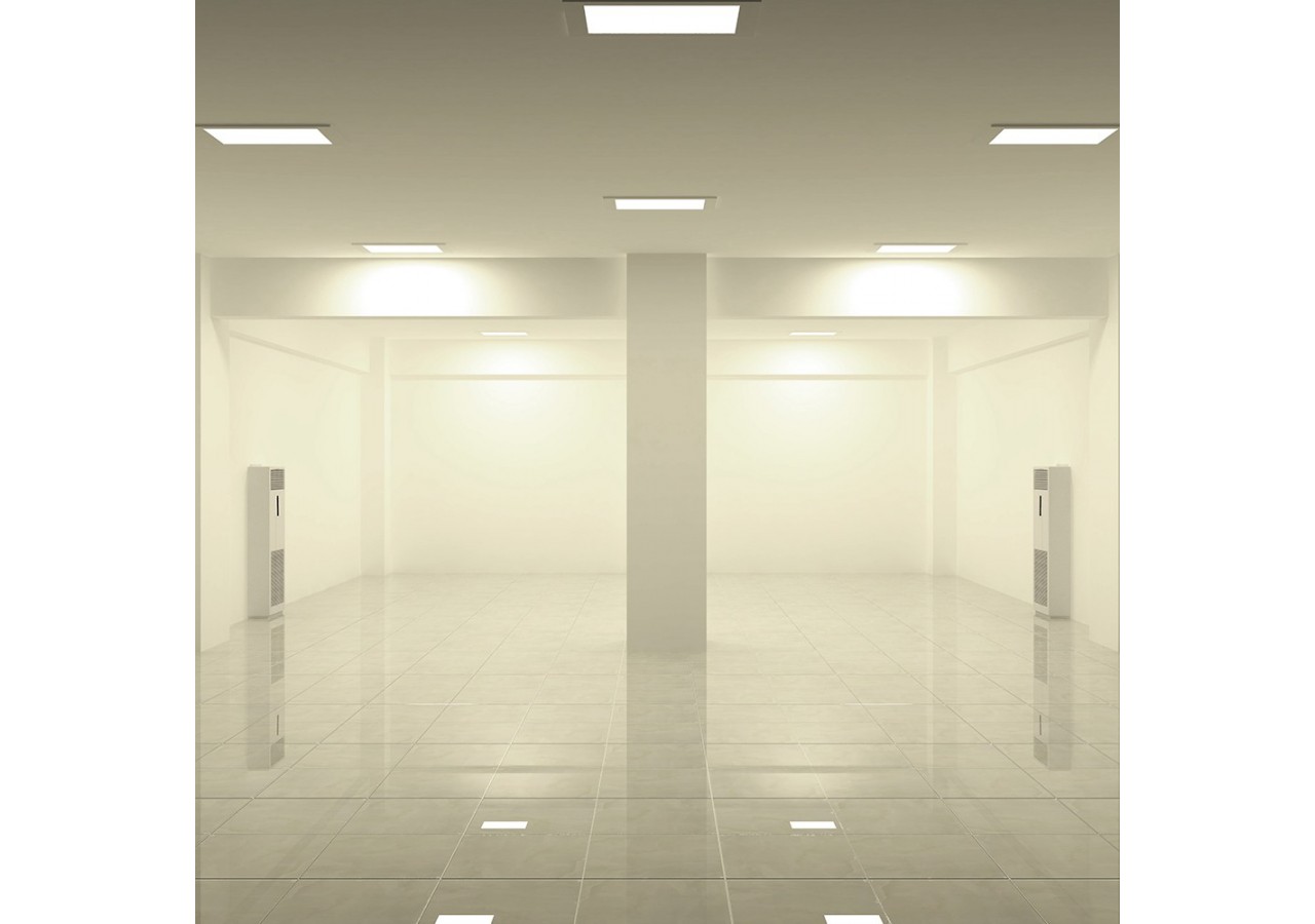 Panneau encastré LED 225x225mm Blanc, 1760 lm, Blanc neutre - BP02-61810 - Braytron