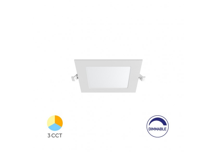 Panneau encastré LED 90x90mm Blanc, 280 lm, Variation de blancs - BP02-90480 - Braytron