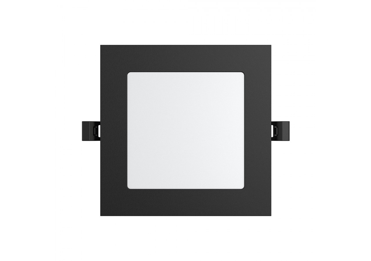 Panneau encastré LED 90x90mm Noir, 280 lm, Variation de blancs - BP02-90481 - Braytron