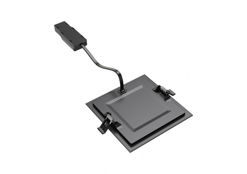 Panneau encastré LED 90x90mm Noir, 280 lm, Variation de blancs - BP02-90481 - Braytron