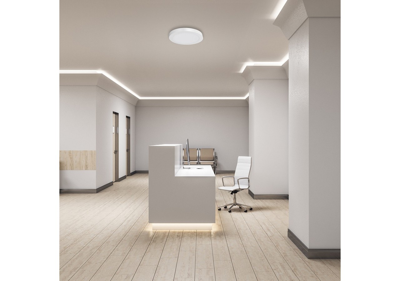 Panneau en applique LED Blanc, 3720 lm, Blanc Chaud - BP03-33600 - Braytron