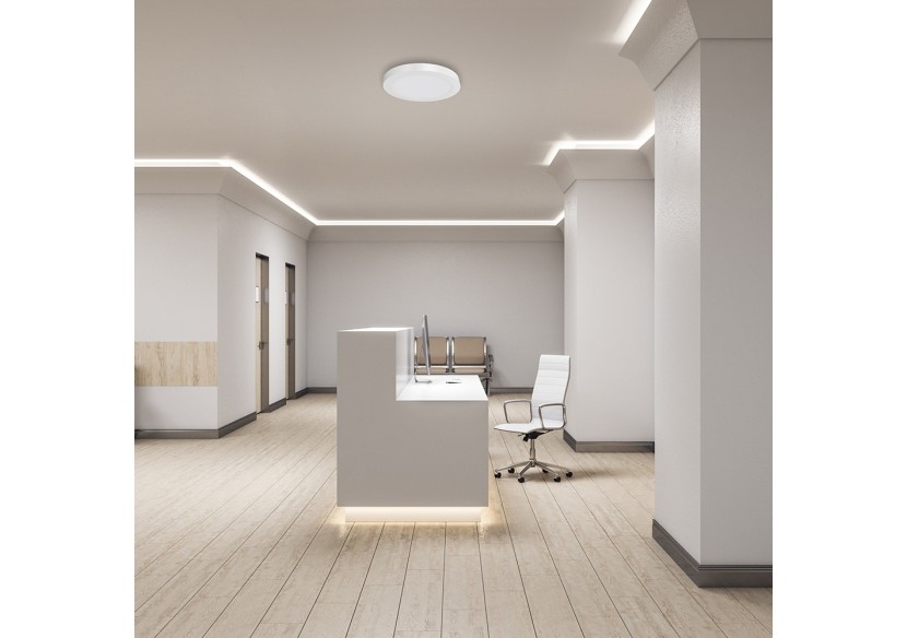 Panneau en applique LED Blanc, 1120 lm, Blanc froid - BP03-61230 - Braytron