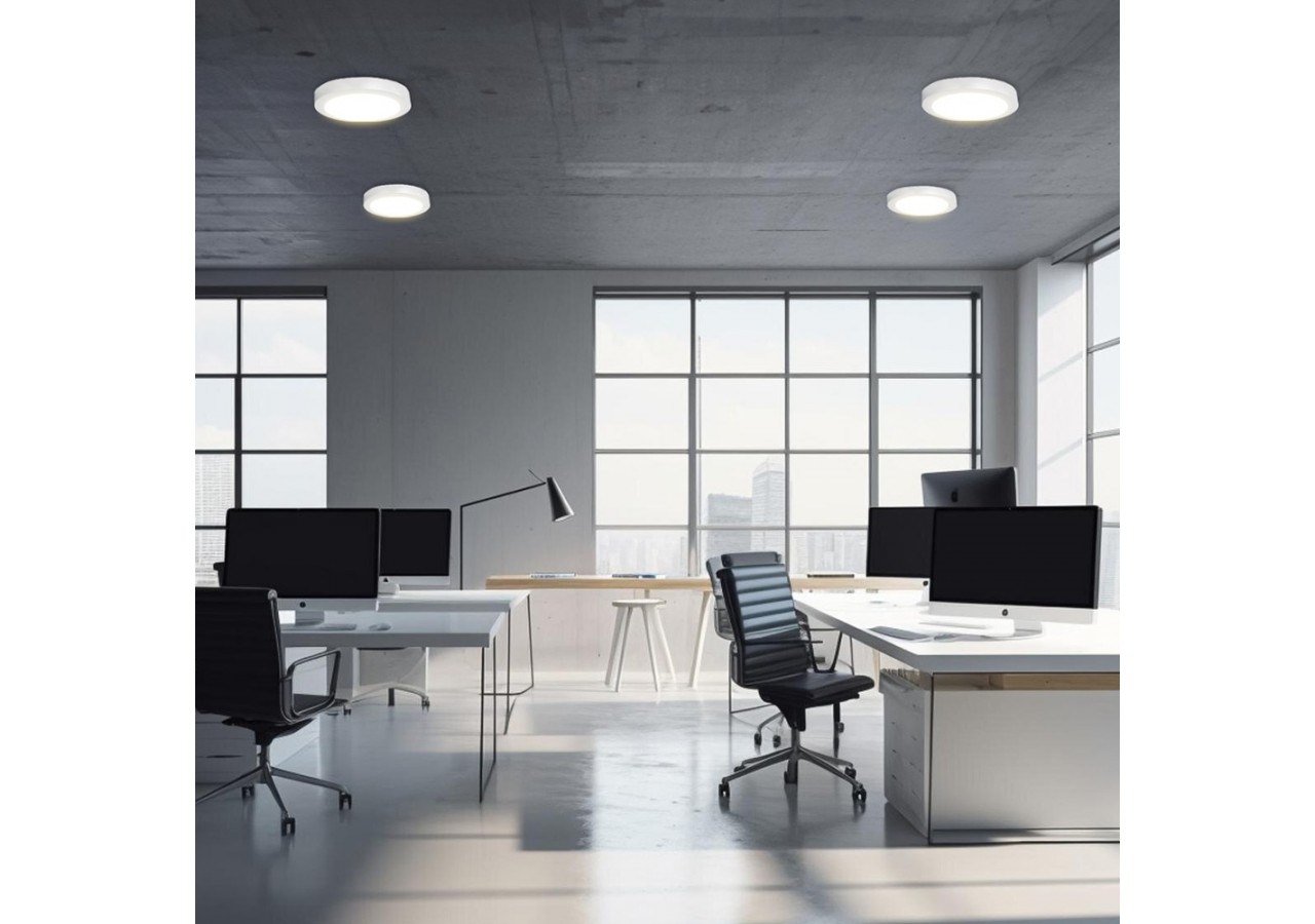 Panneau en applique LED Blanc, 2400 lm, Blanc Chaud - BP03-62400 - Braytron