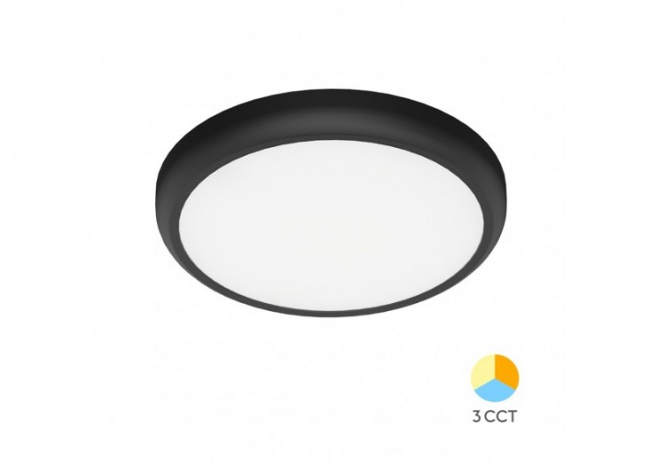 Panneau LED Noir, 2000 lm -...