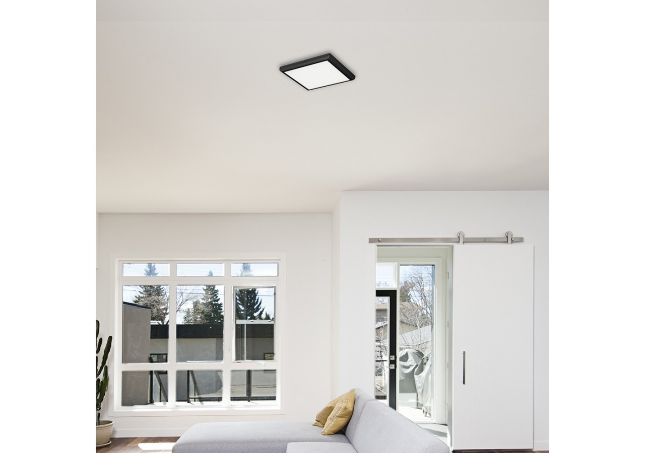 Panneau LED 225x225mm Noir, 2000 lm - BP04-72081 - Braytron