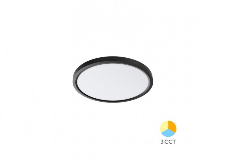 Plafonnier Jade LED Noir,...