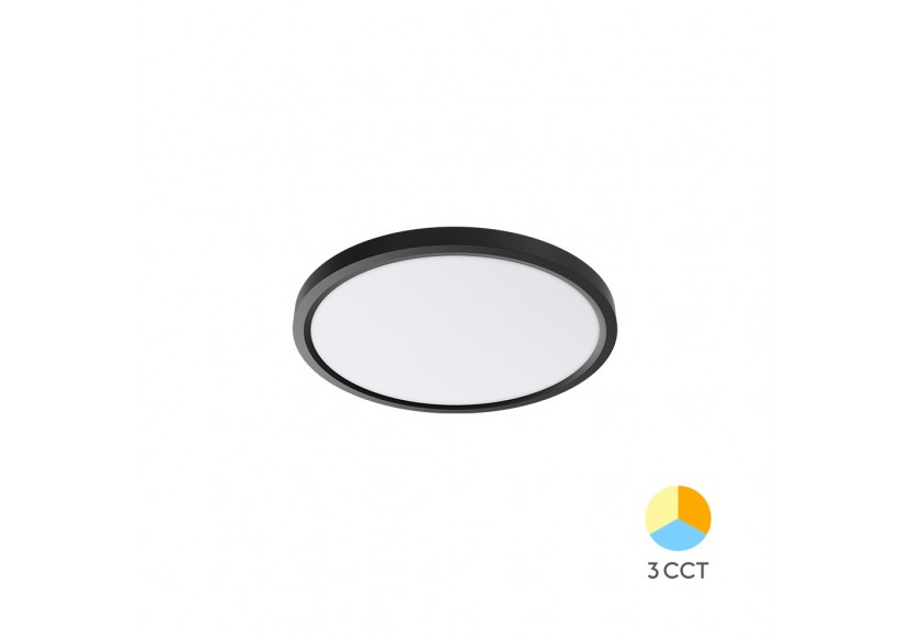 Plafonnier Jade LED Noir, 1980 lm, Variation de blancs - BP07-00281 - Braytron