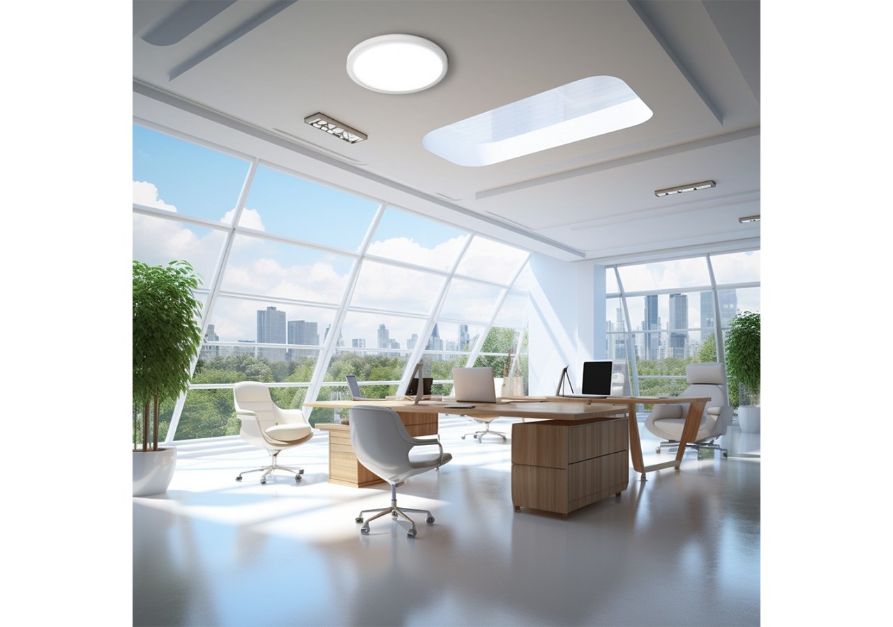 Plafonnier Jade LED Blanc, 2640 lm, Variation de blancs - BP07-00380 - Braytron