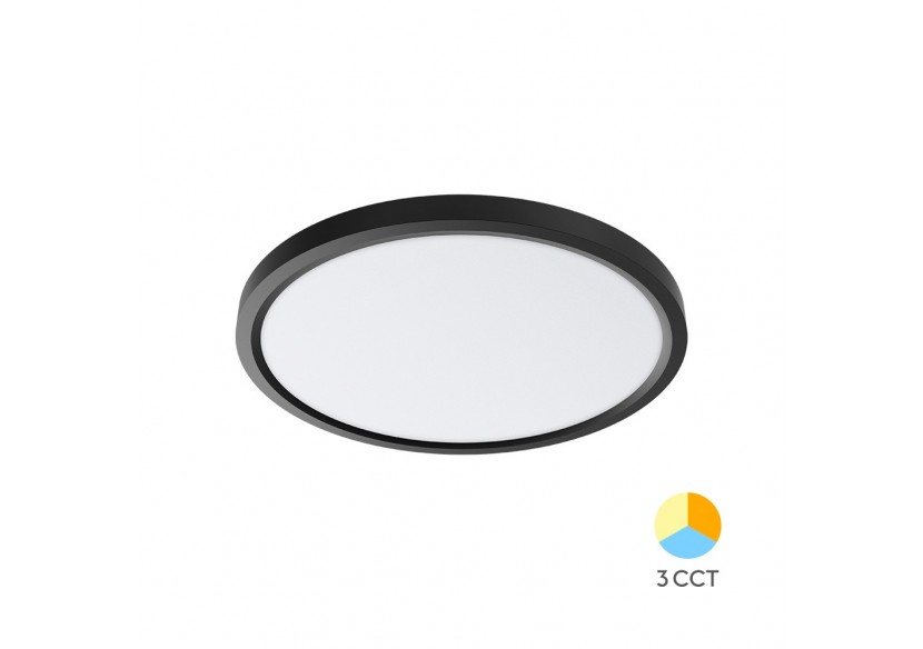 Plafonnier Jade LED Noir, 3960 lm, Variation de blancs - BP07-00481 - Braytron