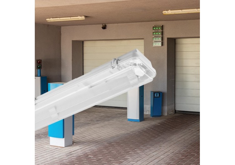 Luminaire étanche 1550mm Milky Blanc, G13 - BT05-21580 - Braytron 2