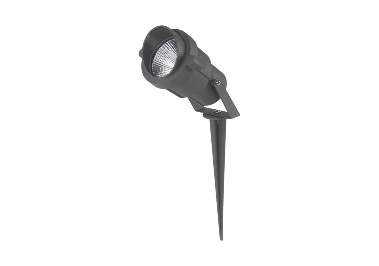 Spot à piquer LED Gris, 680 lm, Blanc Chaud - BT25-00102 - Braytron