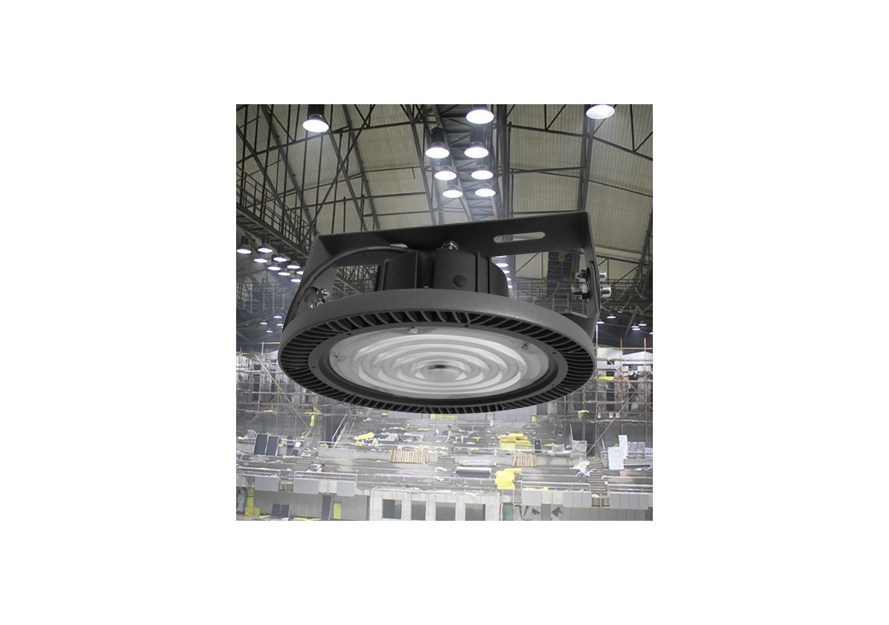 Suspension industrielle LED Grise, 26000 lm, Blanc neutre - BT45-19612 - Braytron