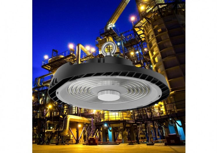 Suspension industrielle LED Noire, 28000 lm, Blanc froid - BT45-29631 - Braytron 2