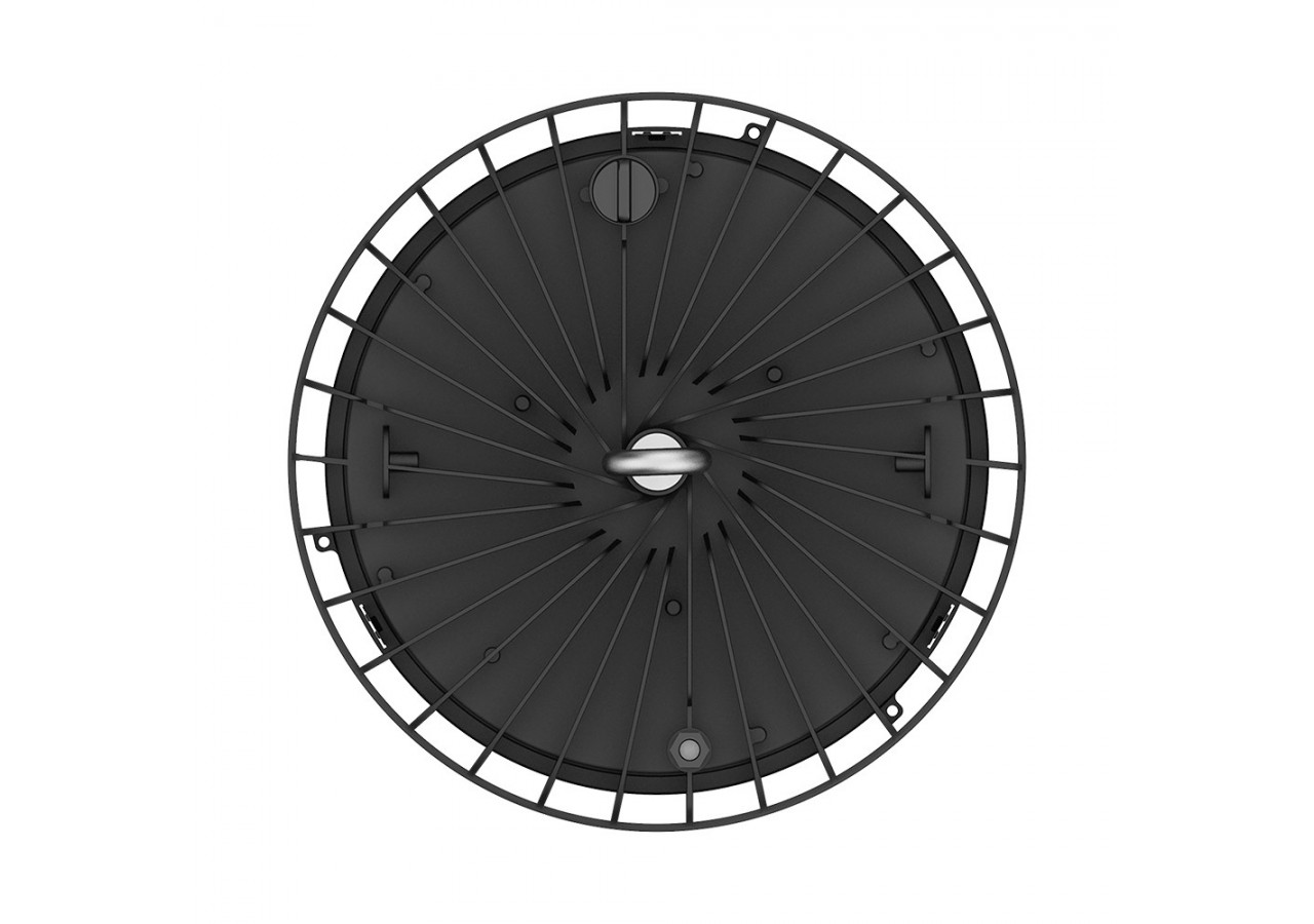 Suspension industrielle LED 140mm Noire, 24000 lm, Blanc froid - BT45-39631 - Braytron