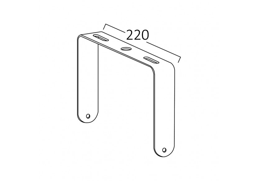 Support pour suspension industrielle 220mm Noire - BT45-99003 - Braytron Support pour suspension industrielle 220mm Noire - BT45-99003 - Braytron