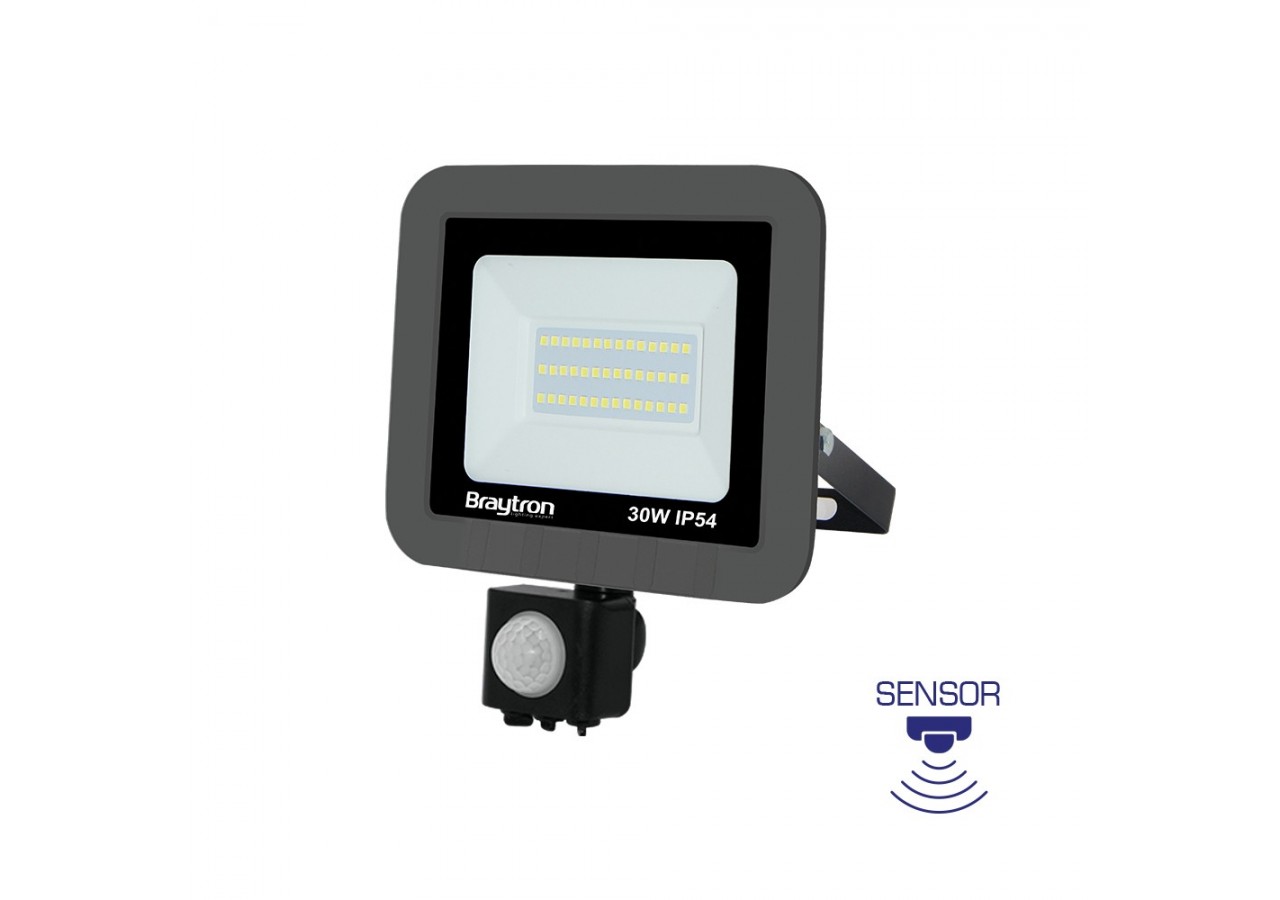 Projecteur LED 160mm Gris, 2550 lm, Blanc Chaud - BT60-23002 - Braytron