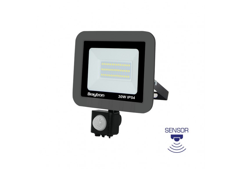 Projecteur LED 160mm Gris, 2550 lm, Blanc Chaud - BT60-23002 - Braytron