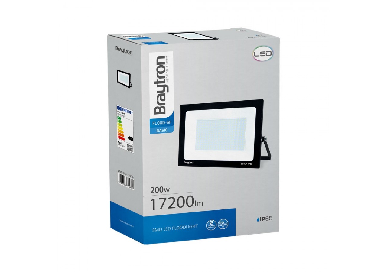 Projecteur LED 366mm Noir, 17200 lm, Blanc froid - BT60-39631 - Braytron