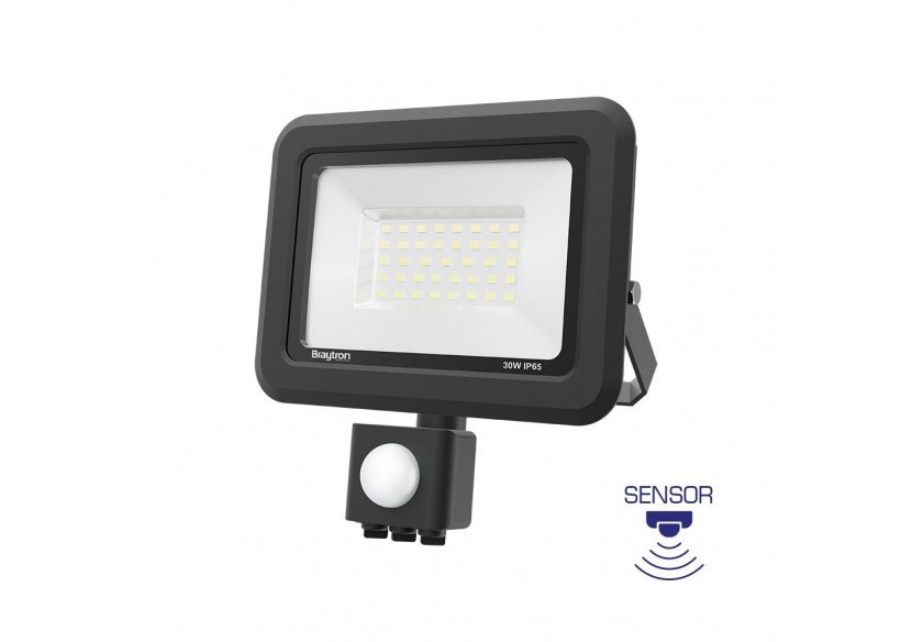 Projecteur LED 154mm Noir, 2550 lm, Blanc froid - BT60-43031 - Braytron