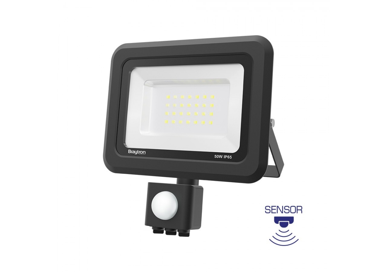 Projecteur LED 195mm Noir, 4200 lm, Blanc froid - BT60-45031 - Braytron