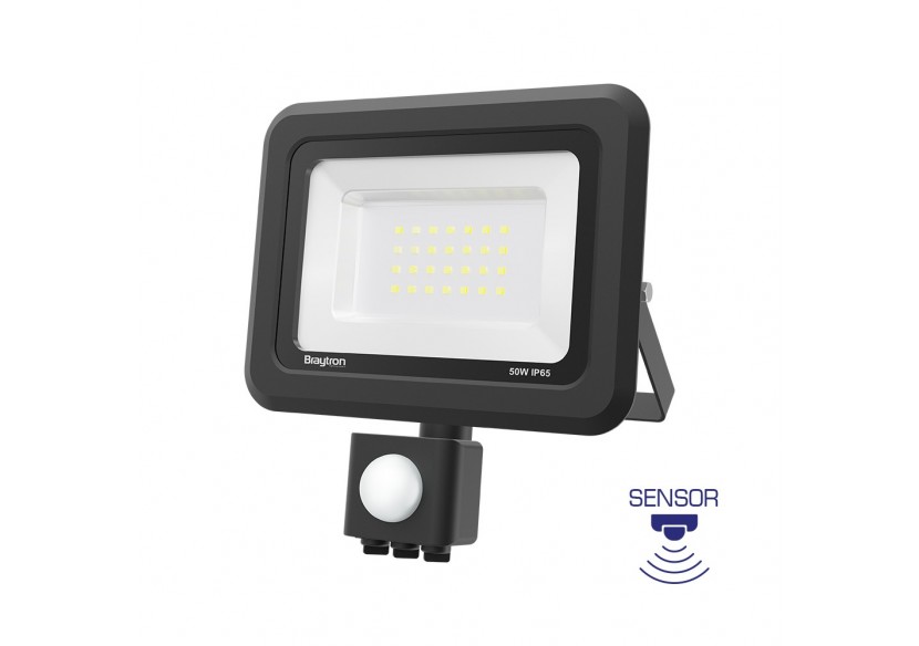 Projecteur LED 195mm Noir, 4200 lm, Blanc froid - BT60-45031 - Braytron