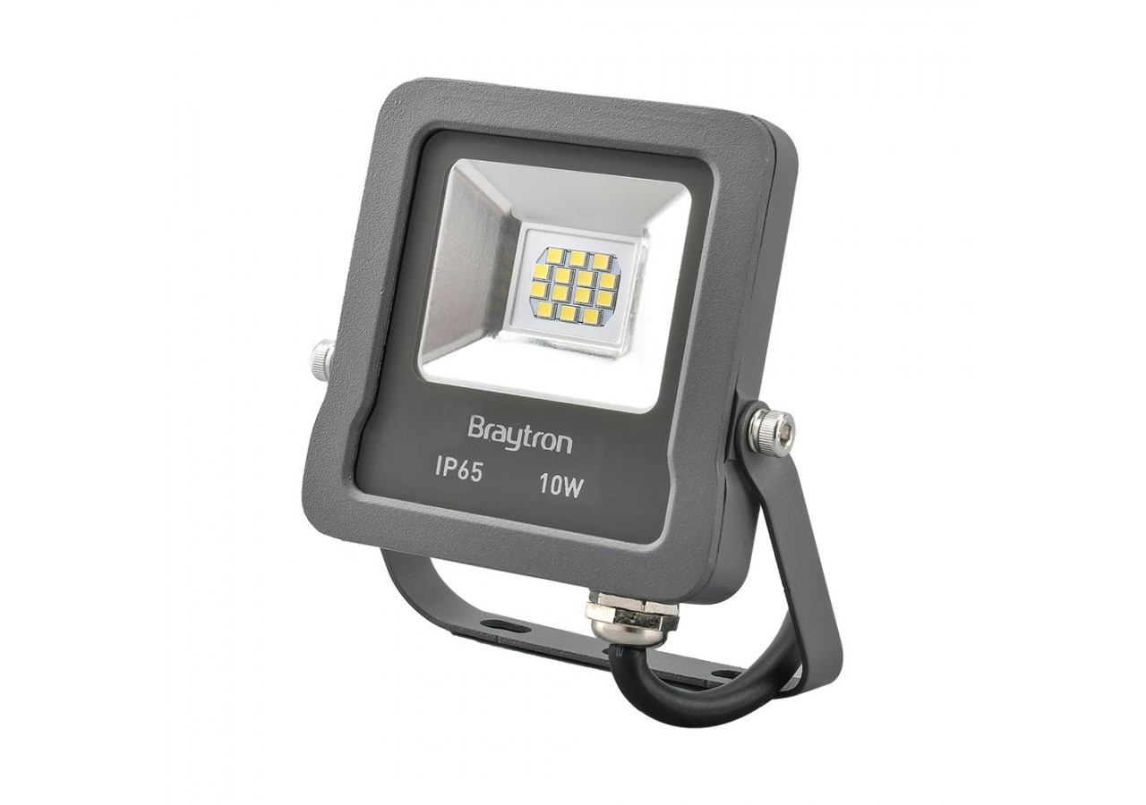 Projecteur LED 105mm Gris, 800 lm, Blanc froid - BT61-01032 - Braytron