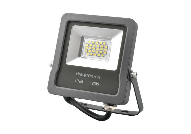 Projecteur LED 125mm Gris, 1620 lm, Blanc froid - BT61-02032 - Braytron