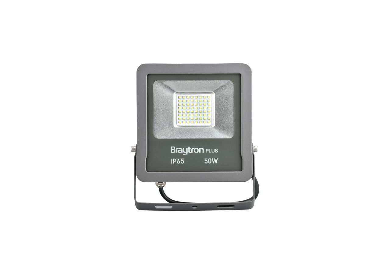 Projecteur LED 200mm Gris, 4100 lm, Blanc neutre - BT61-05012 - Braytron