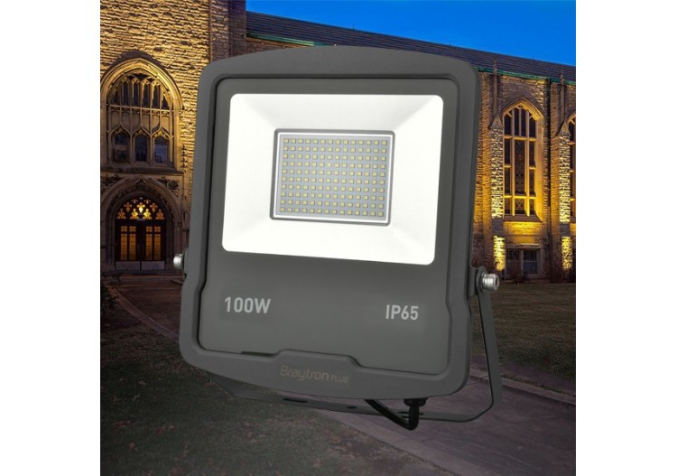 Projecteur LED 280mm Gris, 8300 lm, Blanc froid - BT61-09132 - Braytron 2