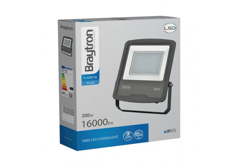 Projecteur LED 385mm Gris, 16000 lm, Blanc froid - BT61-09632 - Braytron