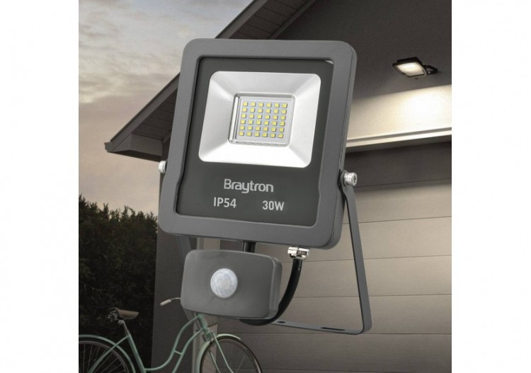 Projecteur LED 168mm Gris, 2400 lm, Blanc froid - BT61-23032 - Braytron 2