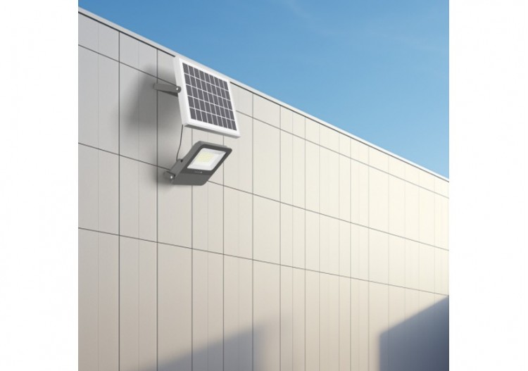 Projecteur solaire LED 220mm Noir, 3000 lm, Variation de blancs - BT64-02481 - Braytron 2