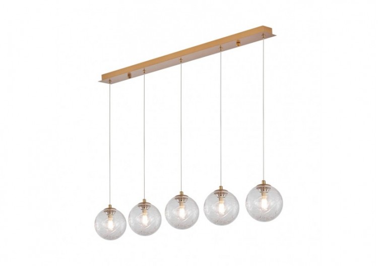 Suspension Glass CRY Or, 5xG9 - BV01-00024 - Braytron