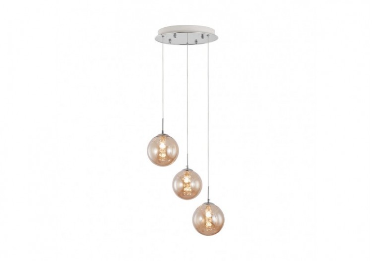 Suspension Glass CLR Amber,...