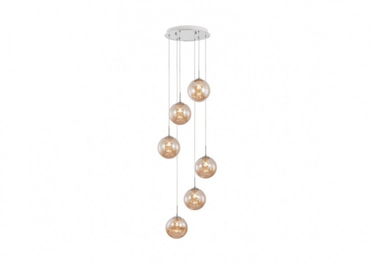 Suspension Glass CLR Amber,...