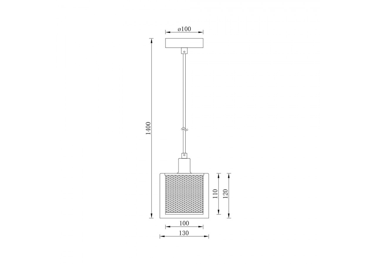 Suspension Glass CLR Cooper, E14 - BV01-00080 - Braytron