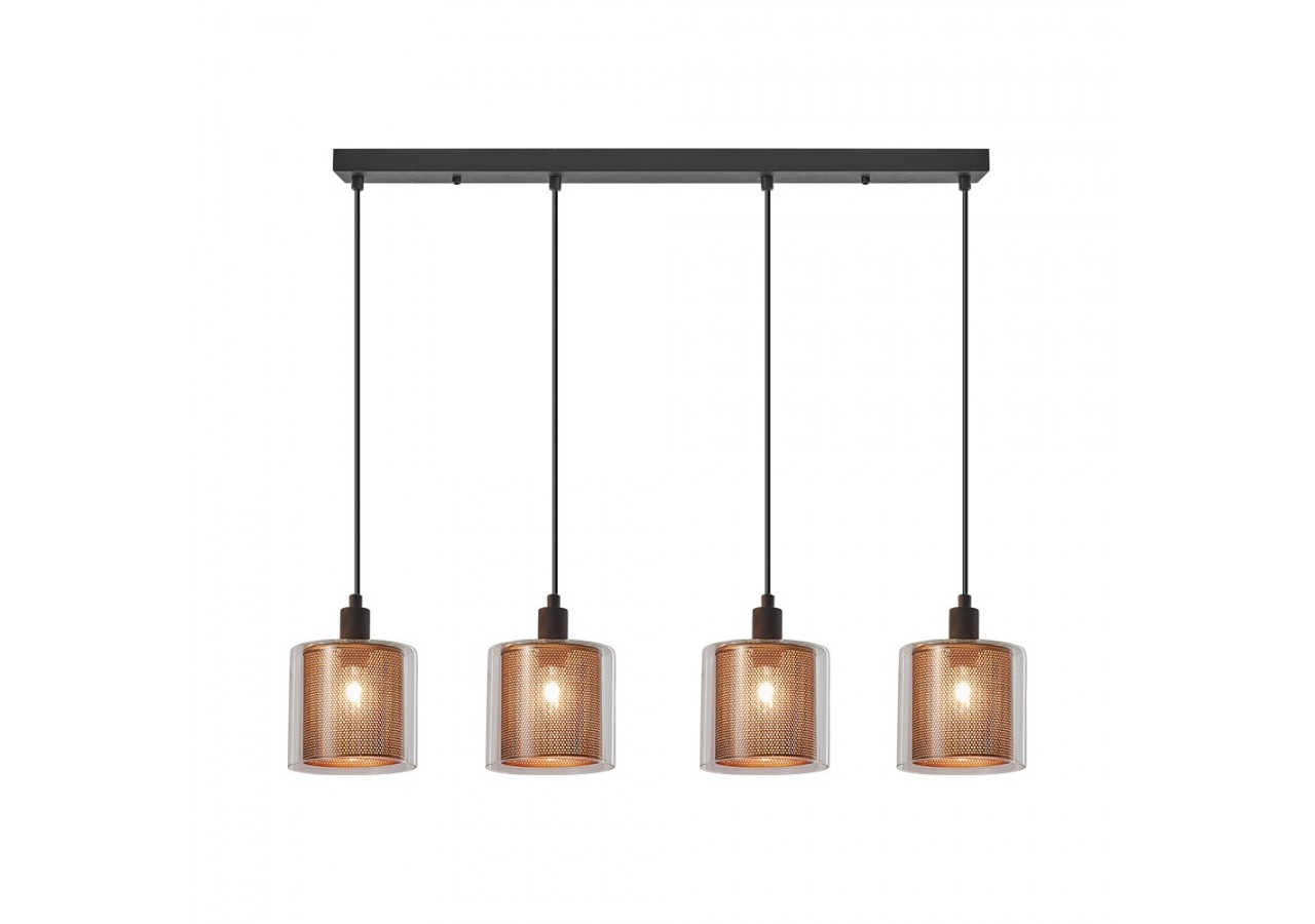 Suspension Glass CLR Cooper, 4xE14 - BV01-00082 - Braytron