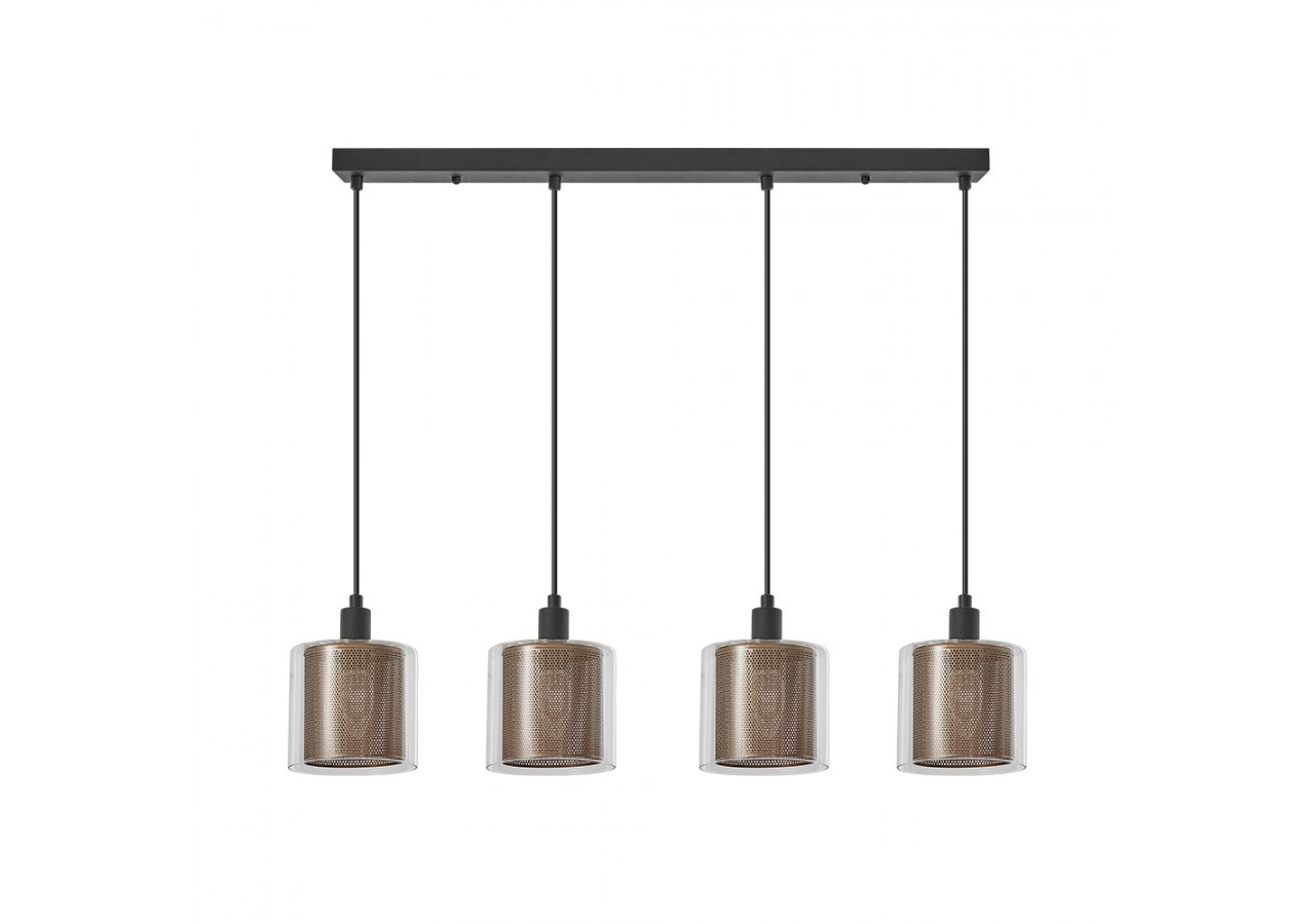 Suspension Glass CLR Cooper, 4xE14 - BV01-00082 - Braytron