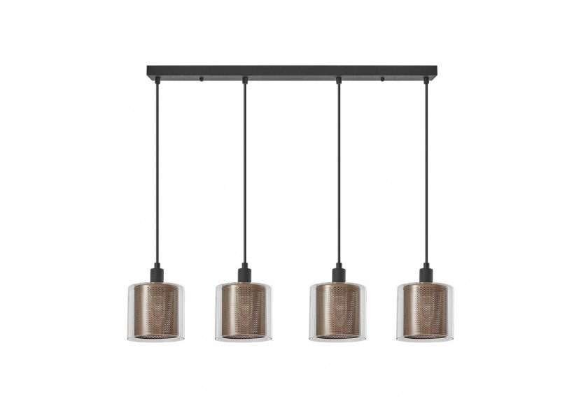 Suspension Glass CLR Cooper, 4xE14 - BV01-00082 - Braytron