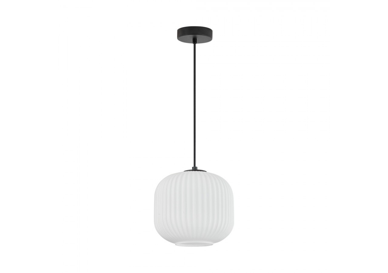 Suspension Glass OPL Opal+Noir, E27 - BV01-00090 - Braytron