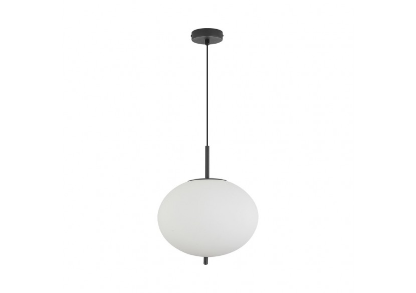 Suspension Glass OPL Opal+Noir, E27 - BV01-00100 - Braytron